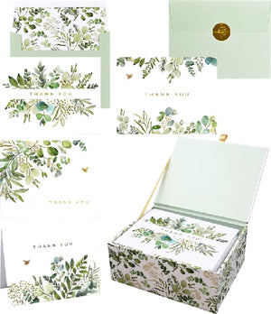 Premium Eucalyptus Thank You Notecards