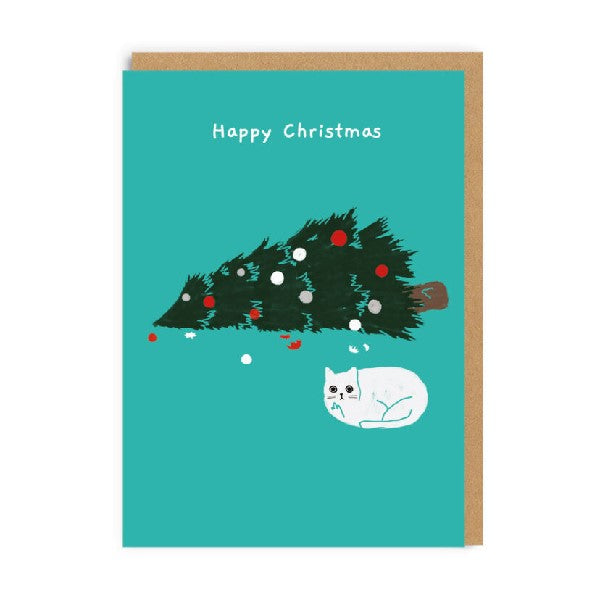 Fallen Tree Christmas Card