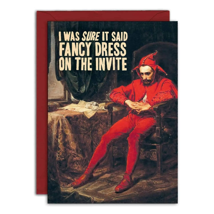 Fancy Dress Birthday Card