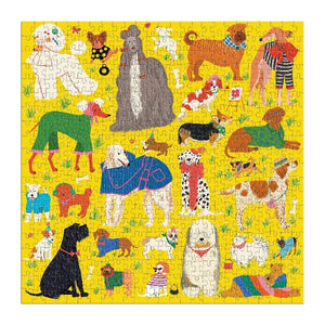 Galison 500 Piece Puzzle | Fashionable Dogs