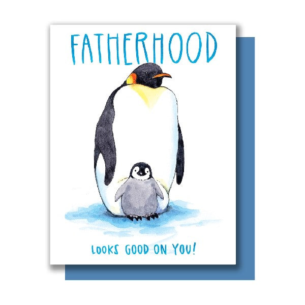 Penguins Father's Day Card