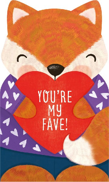 Foxy Love Valentines Card