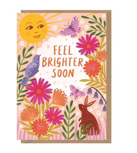 Feel Brighter Soon Get Well Card