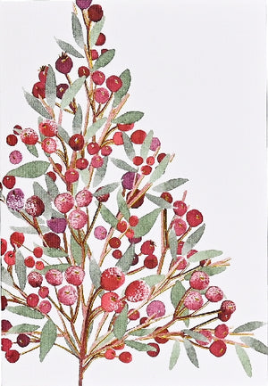 Festive Boughs Mini Boxed Holiday Cards| Set Of 20