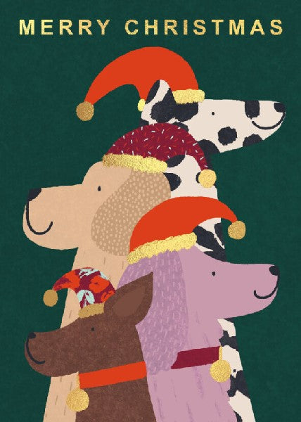Festive Dogs Christmas Card