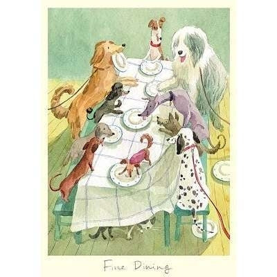 Fine Dining Blank Art Card