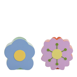 Flowers Candle Holders Set