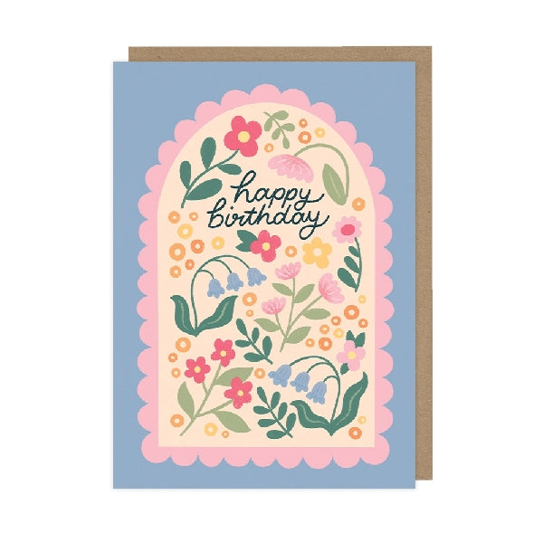 Floral Spring Birthday Card