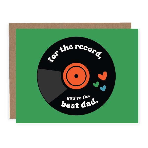 For The Record Father's Day Card