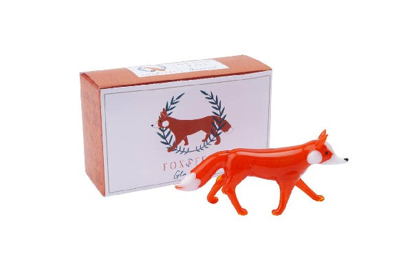 Glass Fox Figurine