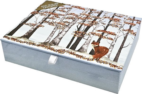 Fox And Birches Boxed Christmas Cards