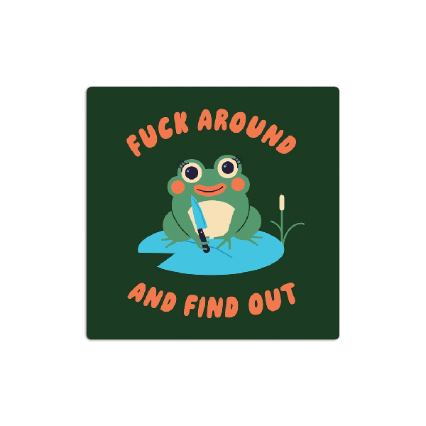 Frog Vinyl Sticker | Stickers | The Gifted Type