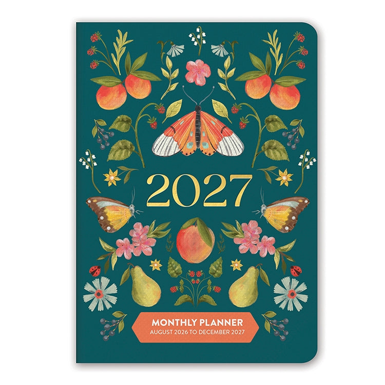 2027 Fruit & Flora Monthly Pocket Planner