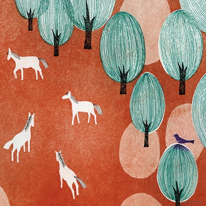 Gallop Blank Art Card