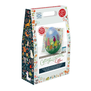 The Crafty Kit Co.DIY Needle Felting Kit | Cottage Garden Egg