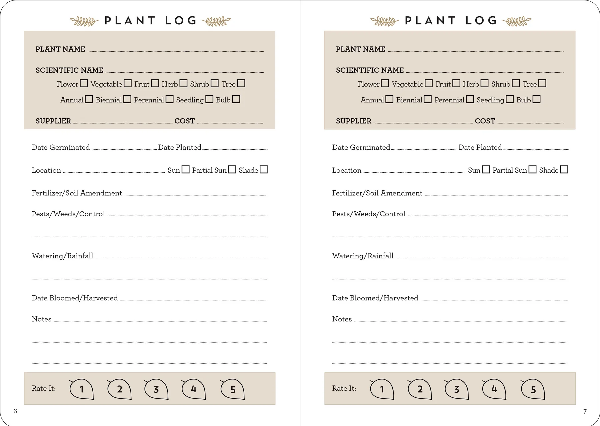 The Gardener's Logbook