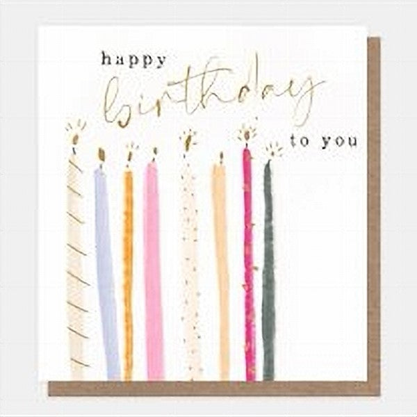 Candles Birthday Card