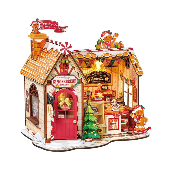 Gingerbread House DIY Miniature House Kit | DIY Kits | The Gifted Type