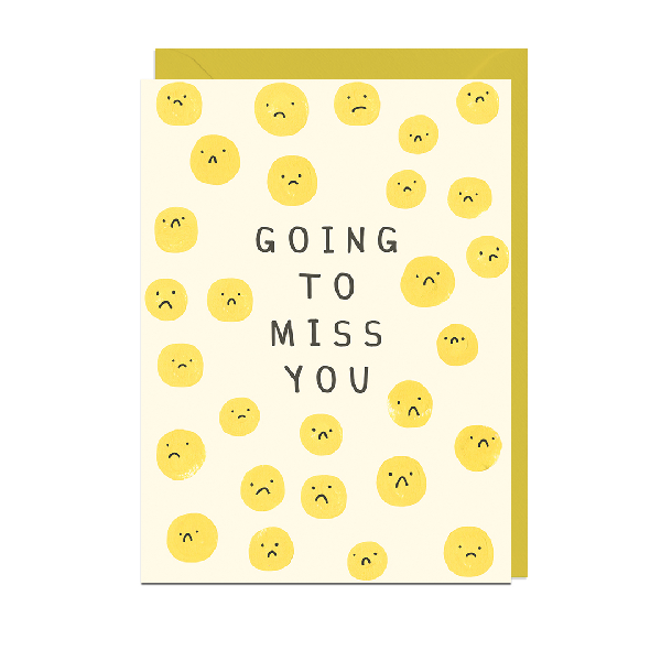 Going To Miss You Goodbye Card