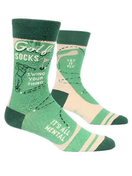 Blue Q Men's Crew Socks | Golf