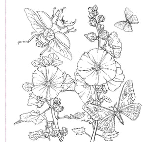 Goth Garden Colouring Book