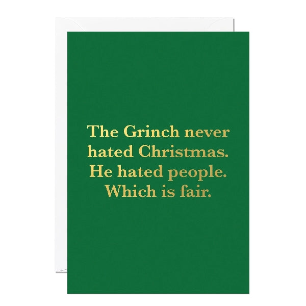 Grinch Holiday Card