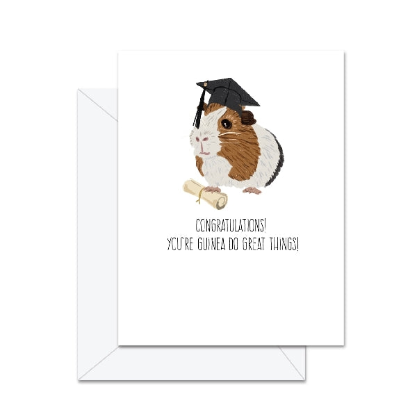 Guinea Do Great Graduation Card
