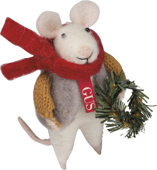 Gus Mouse Ornament