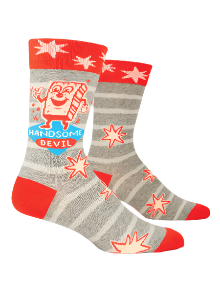 Blue Q Men's Crew Socks | Handsome Devil