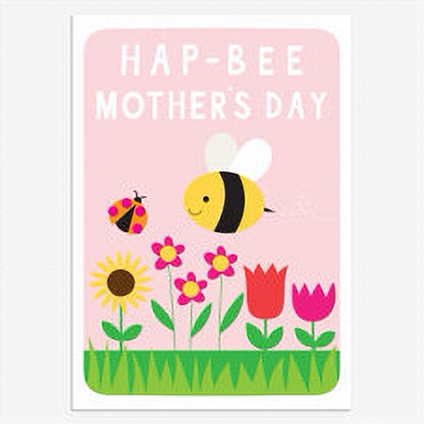 Hap-Bee Mother's Day Card
