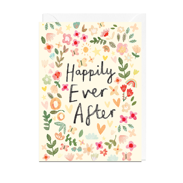Happily Ever After Wedding Card