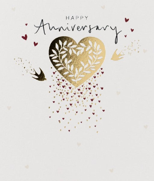 Lovebirds Anniversary Card