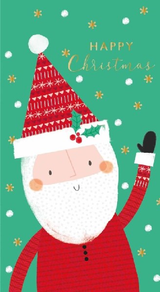 Christmas Santa Money Wallet Card