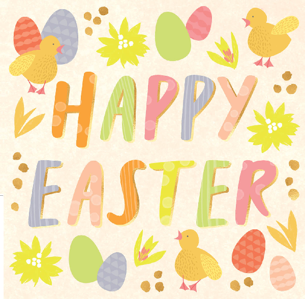 Chicks And Eggs Easter Card