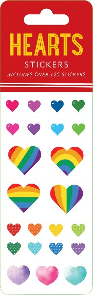 Hearts Sticker Set | Peter Pauper Press | The Gifted Type
