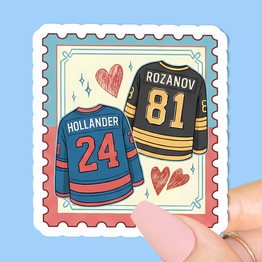 Hockey Romance Sticker