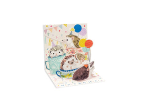 Hedgehog Pop-Up Enclosure Card