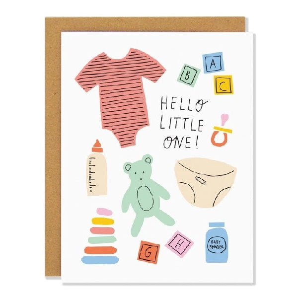 Hello Little One Baby Card