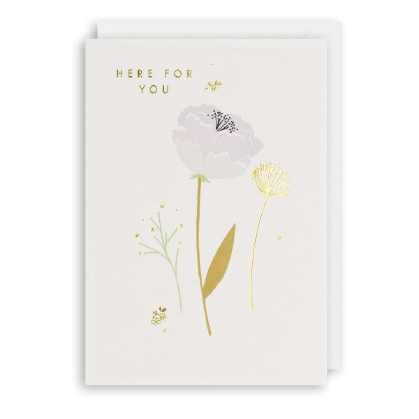 Here For You Sympathy Card