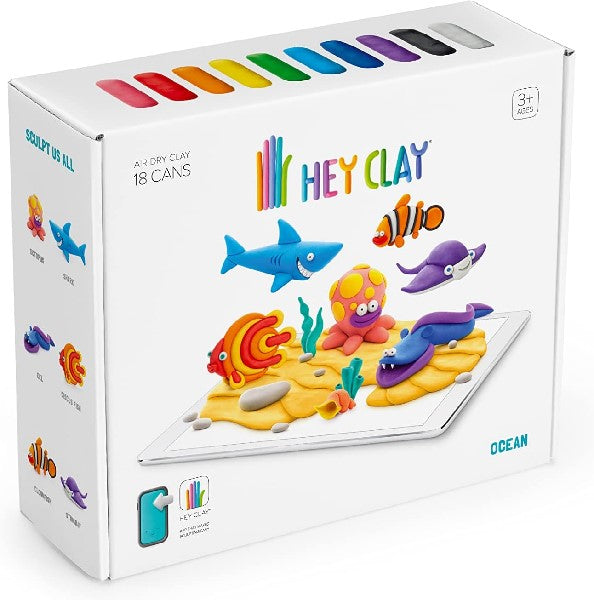 Hey Clay Modelling Clay DIY Activity Kit | Ocean