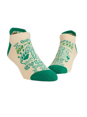 Blue Q Sneaker Socks | Hi-Five