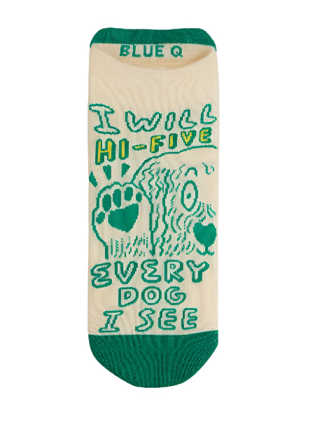 Blue Q Sneaker Socks | Hi-Five