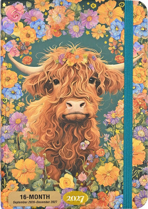 2027 Peter Pauper 16-month Agenda | Highland Cow