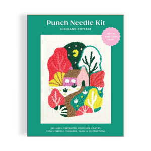 Galison Punch Needle Kit | Highland Cottage