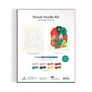 Galison Punch Needle Kit | Highland Cottage