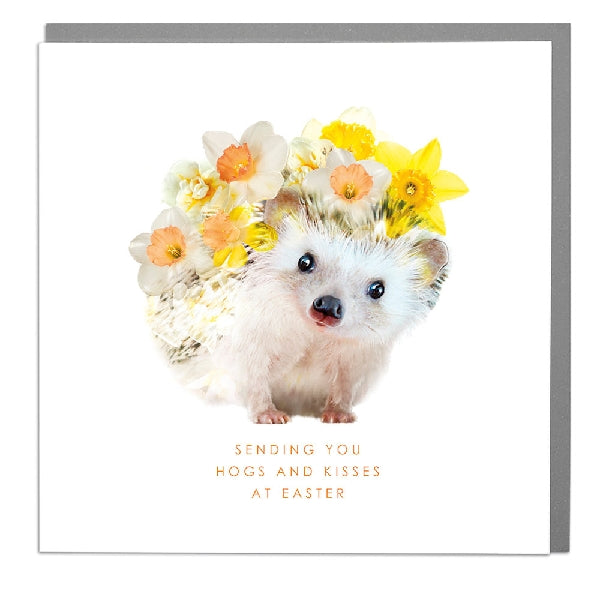 Hogs And Kisses Easter Card