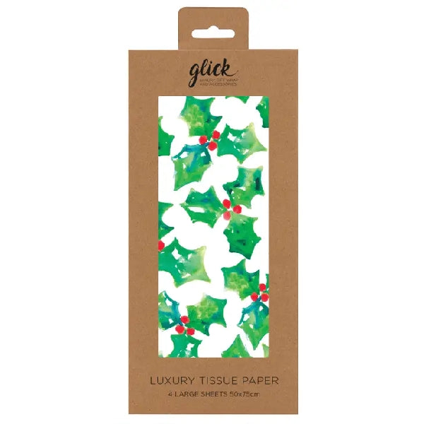 Holly Jolly Tissue Paper