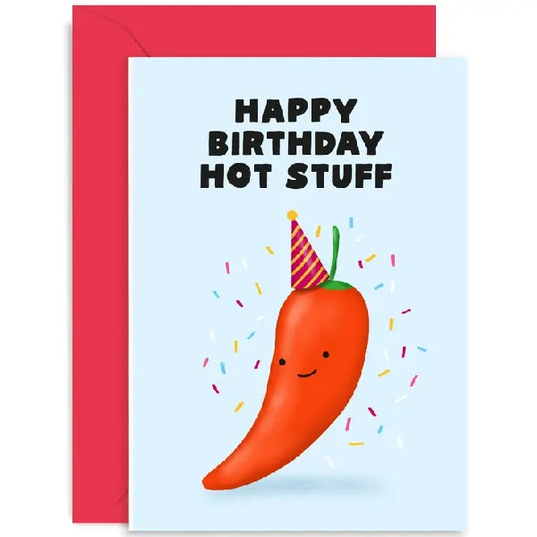 Hot Stuff Birthday Card