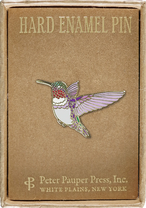 Hummingbird Enamel Pin