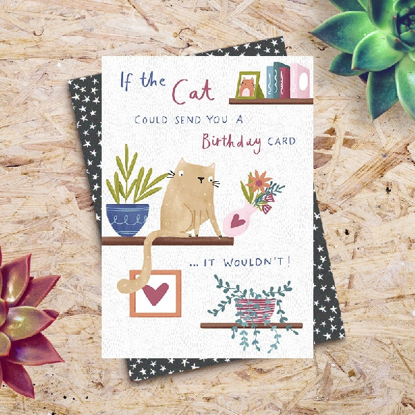 If The Cat Birthday Card